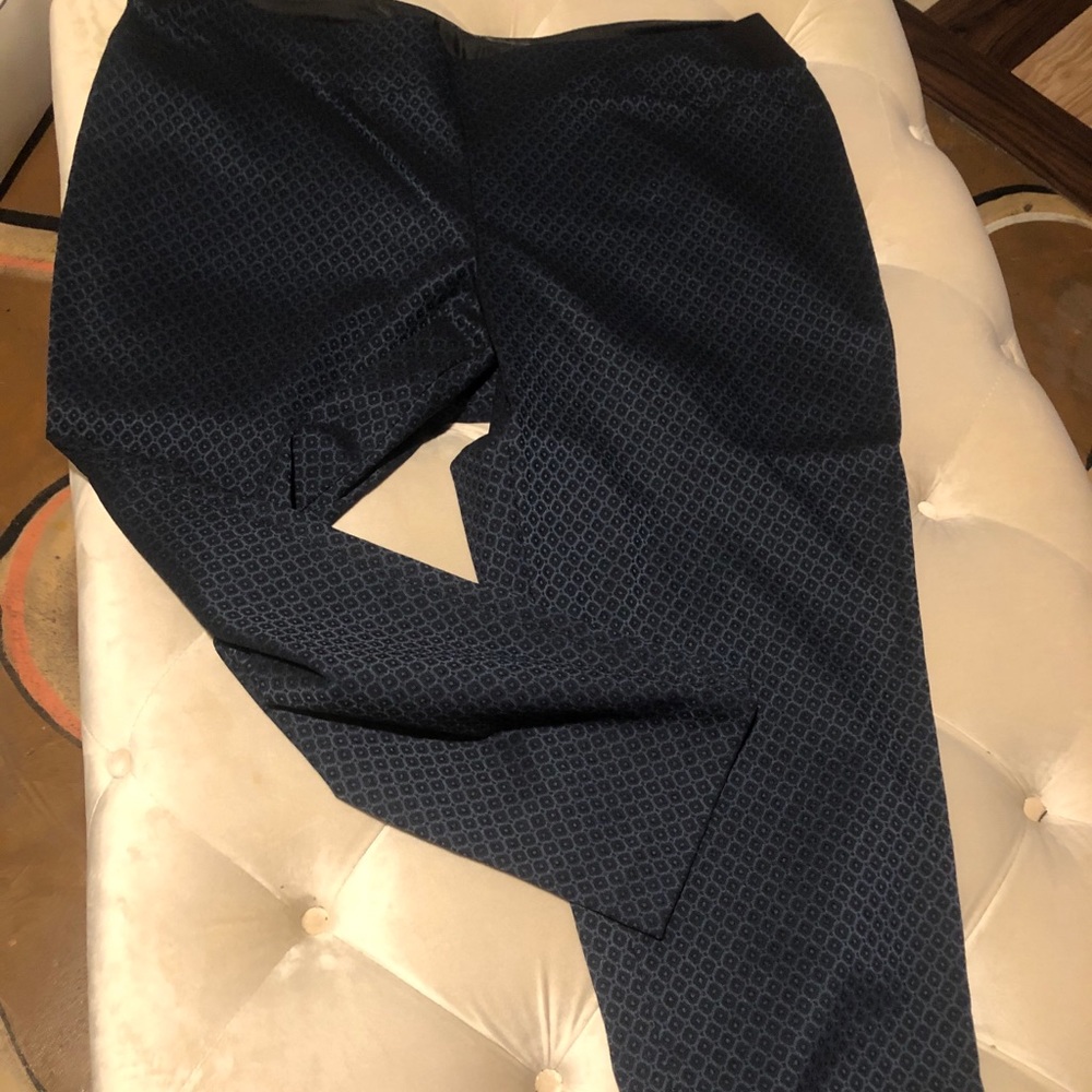 Blue/ black slacks w/ cute design (item#25)
